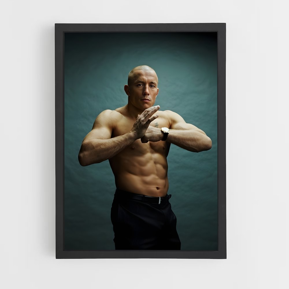 Poster L'élégance de GSP – affiche MMA (vue 2)